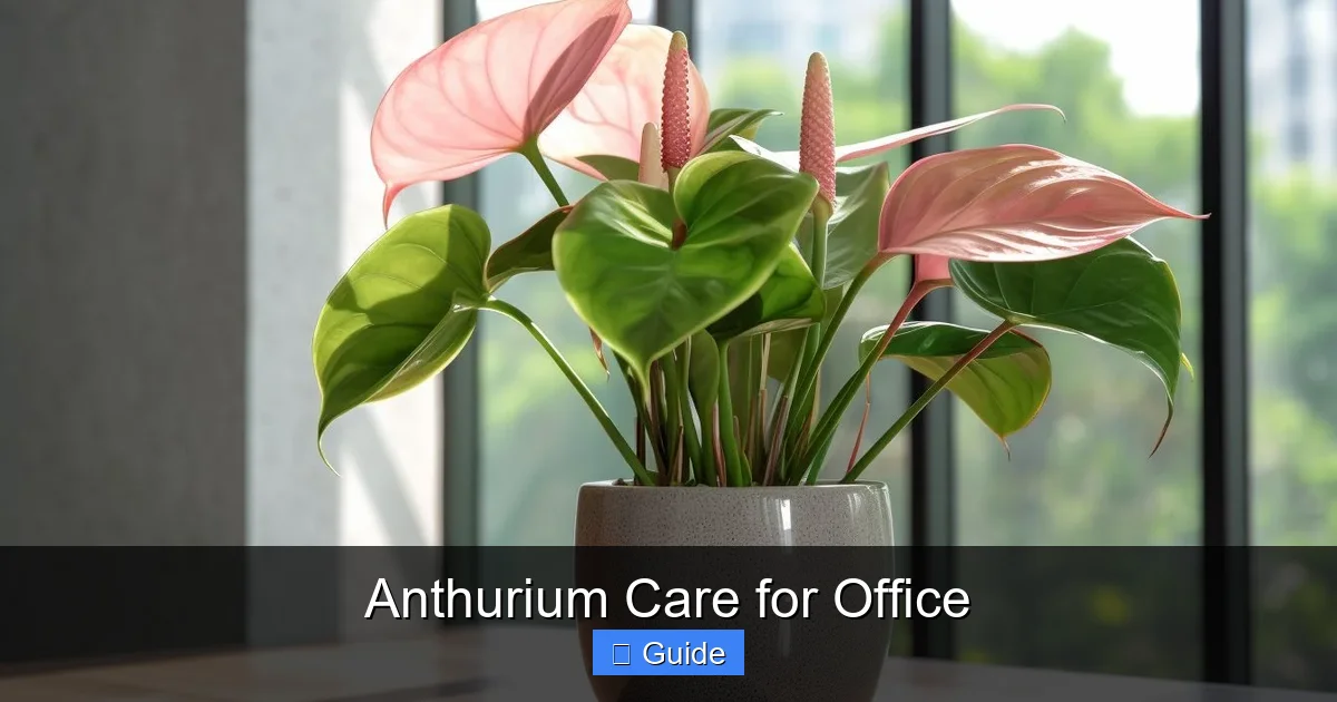 Anthurium Care for Office