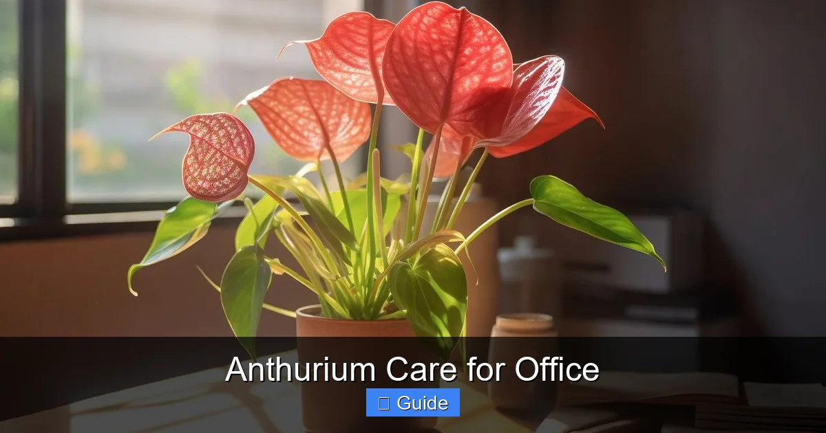 Anthurium Care for Office