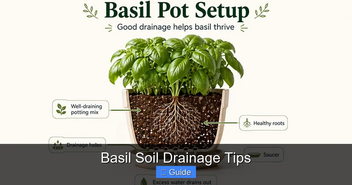 Basil Soil Drainage Tips