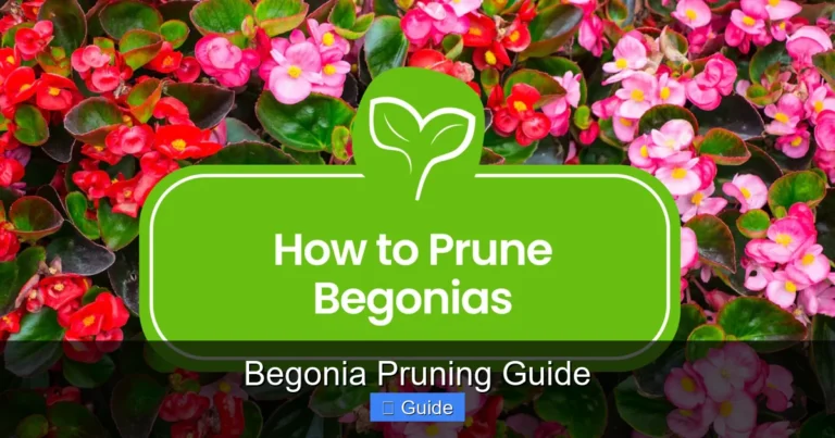 Begonia Pruning Guide