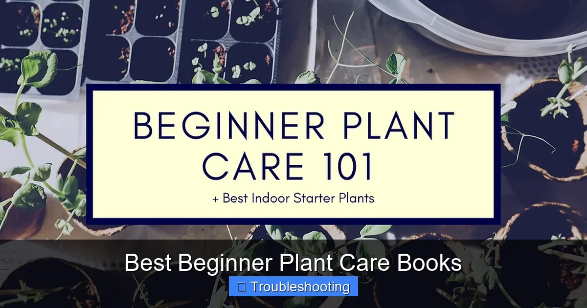Best Beginner Plant Care Books