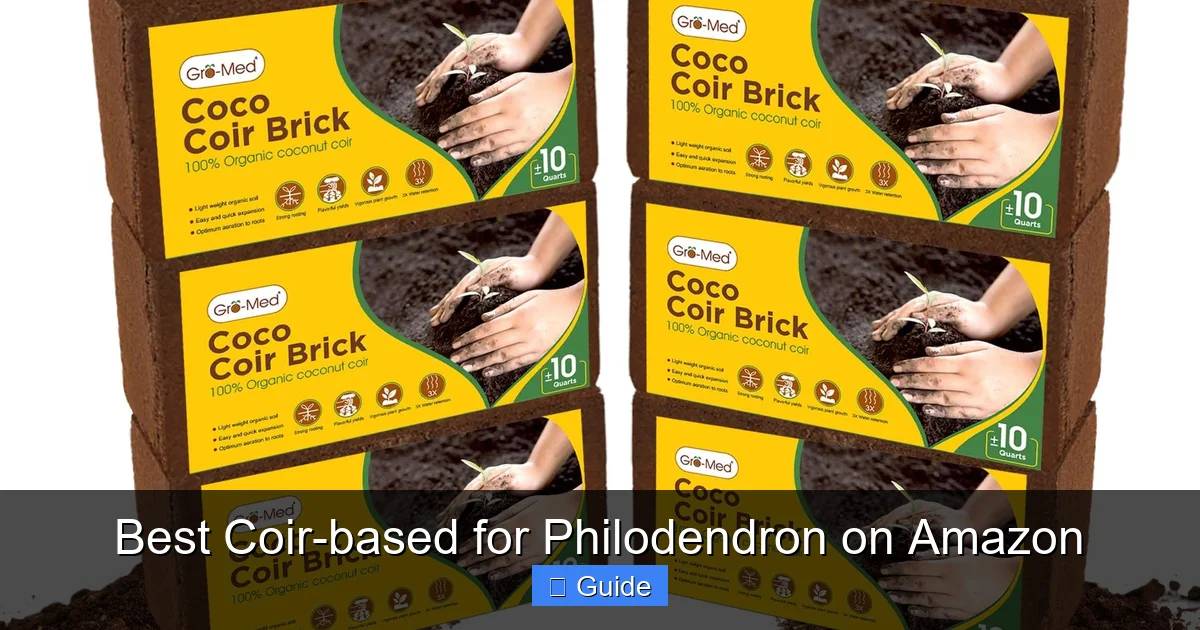 Best Coir-based for Philodendron on Amazon