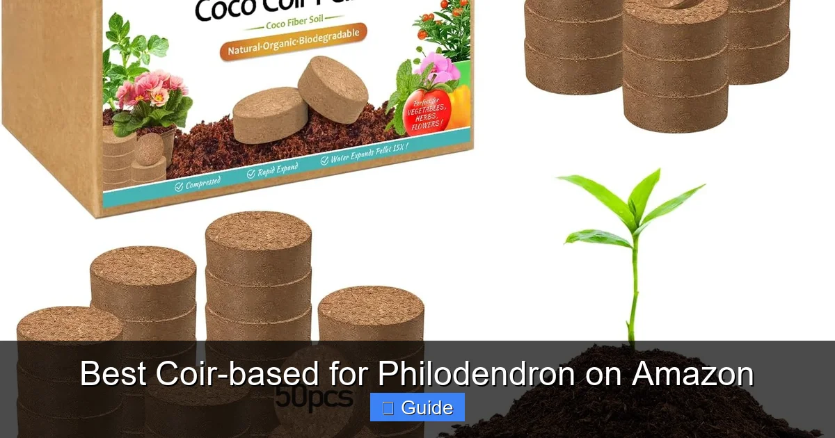 Best Coir-based for Philodendron on Amazon