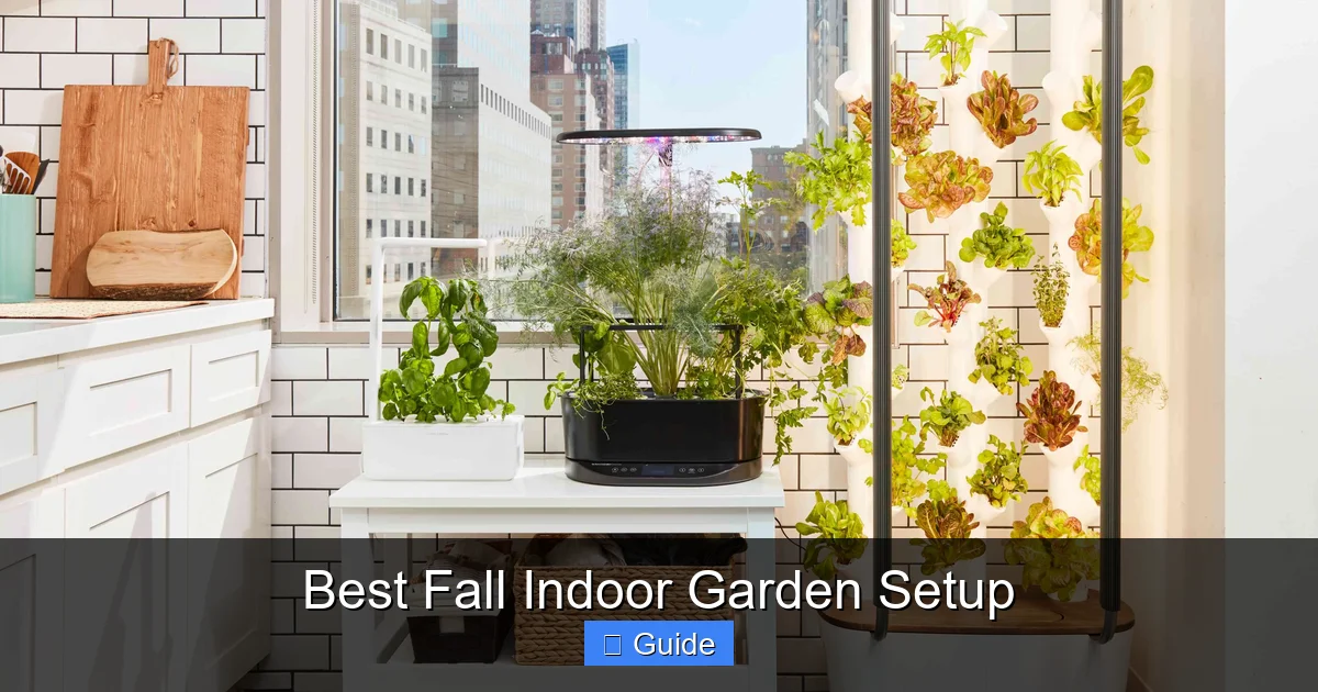 Best Fall Indoor Garden Setup