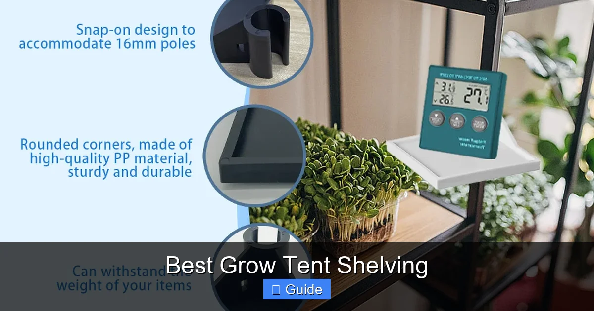 Best Grow Tent Shelving