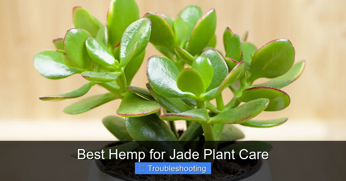 Best Hemp for Jade Plant Care