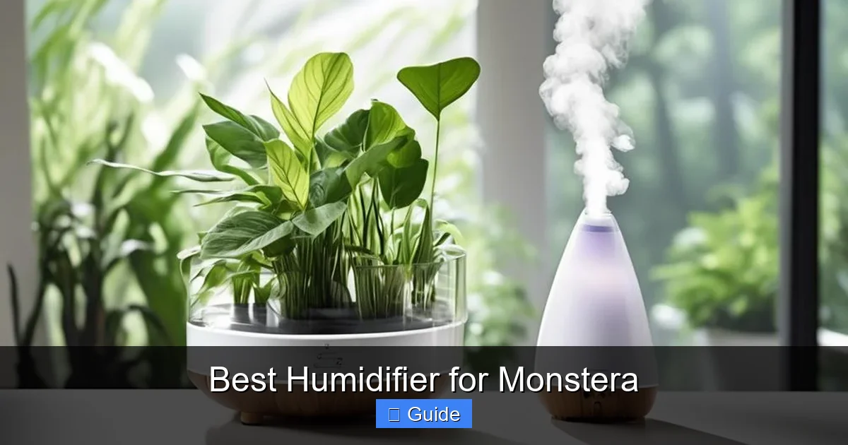 Best Humidifier for Monstera
