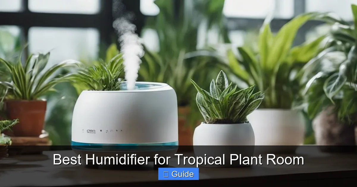 Best Humidifier for Tropical Plant Room