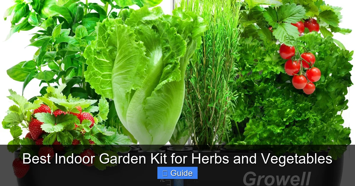 Best Indoor Garden Kit for Herbs and Vegetables
