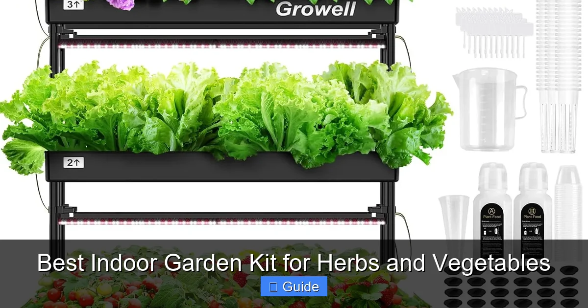 Best Indoor Garden Kit for Herbs and Vegetables