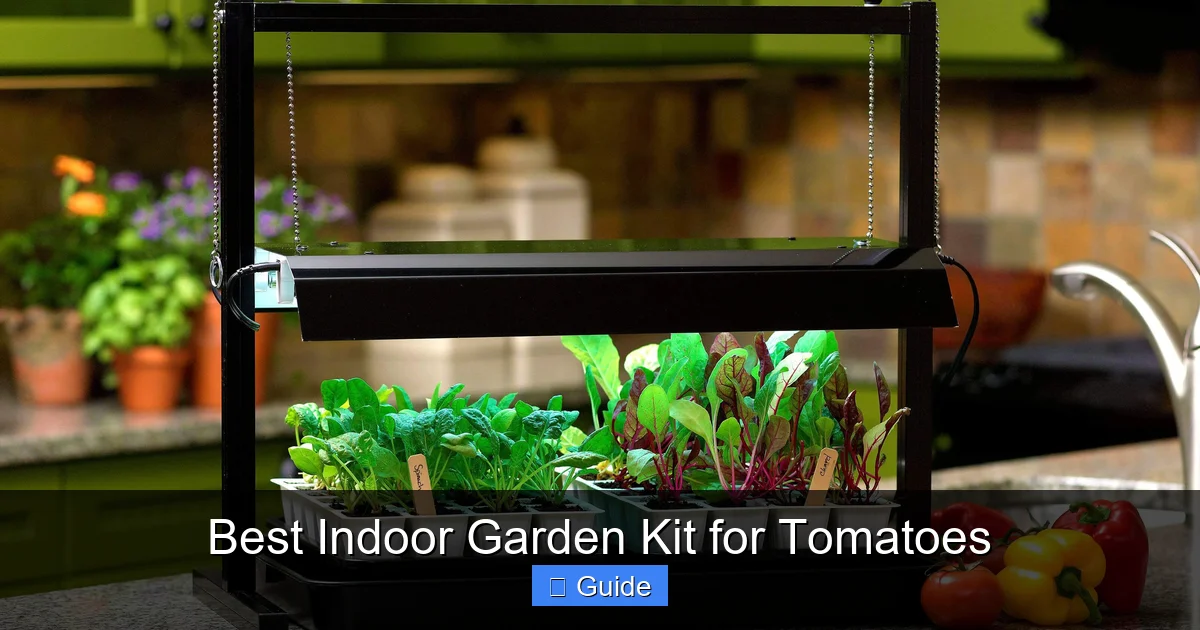 Best Indoor Garden Kit for Tomatoes