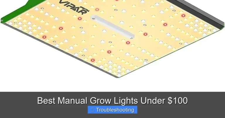 Best Manual Grow Lights Under $100