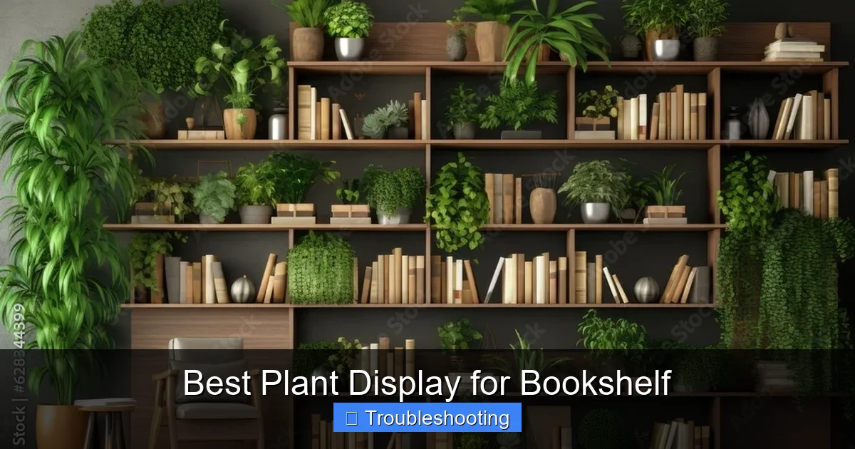 Best Plant Display for Bookshelf
