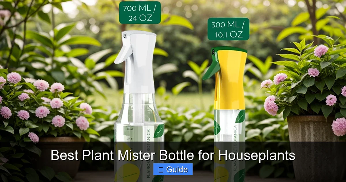 Best Plant Mister Bottle for Houseplants