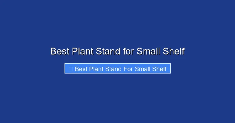 Best Plant Stand for Small Shelf