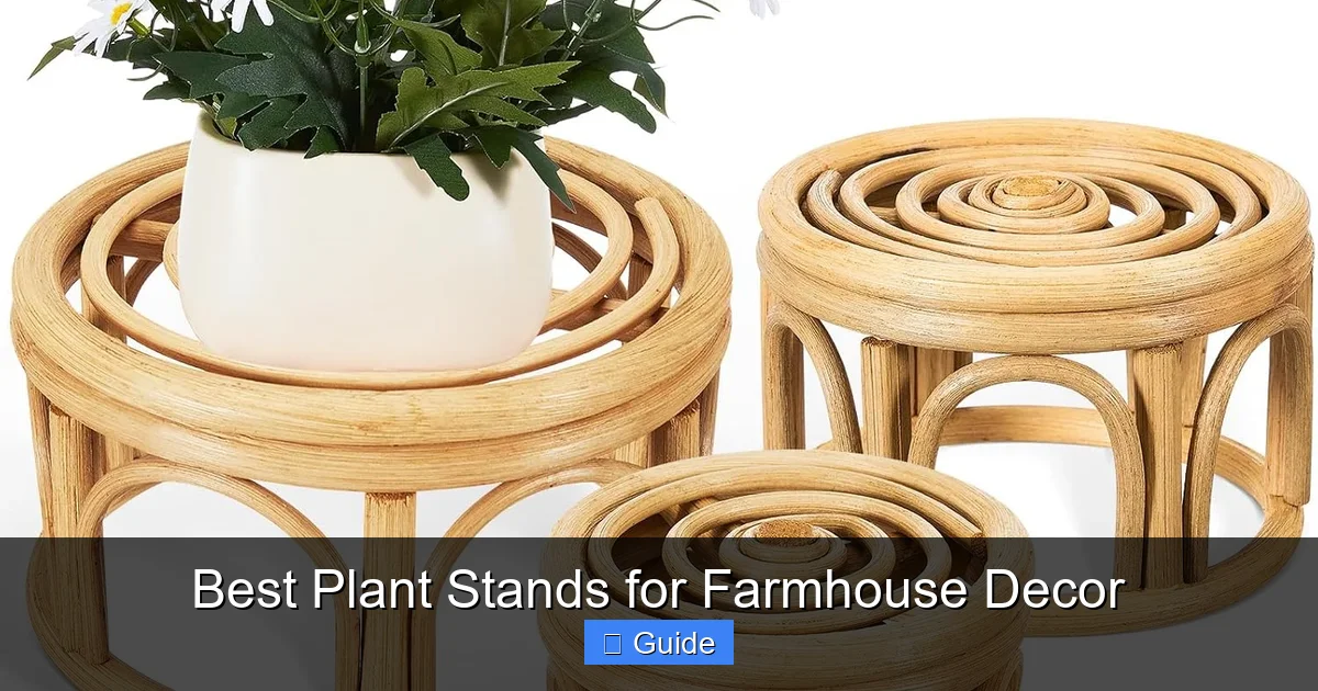 Best Plant Stands for Farmhouse Decor