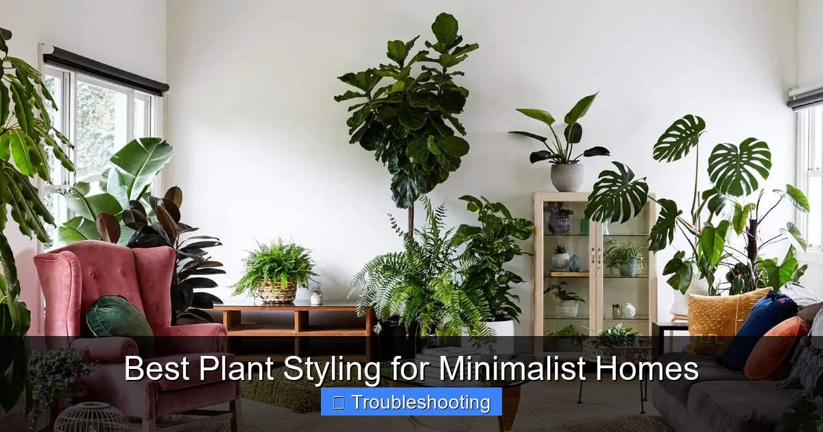 Best Plant Styling for Minimalist Homes
