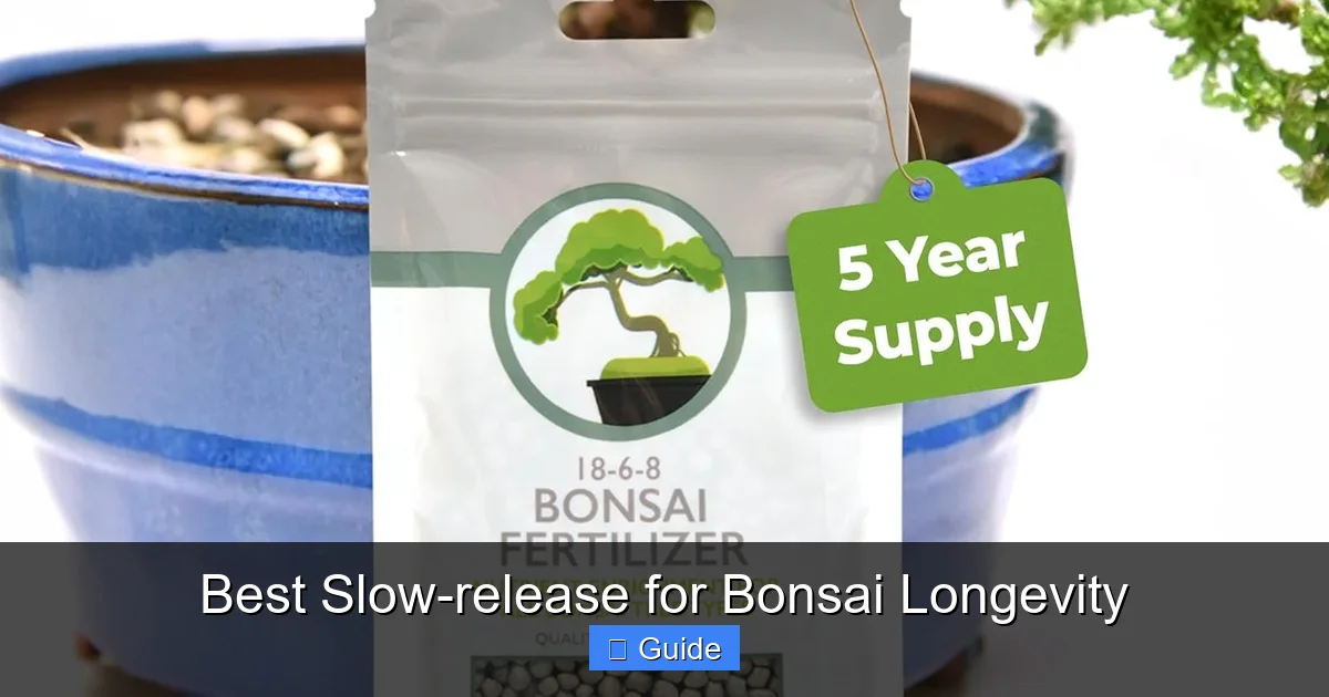 Best Slow-release for Bonsai Longevity