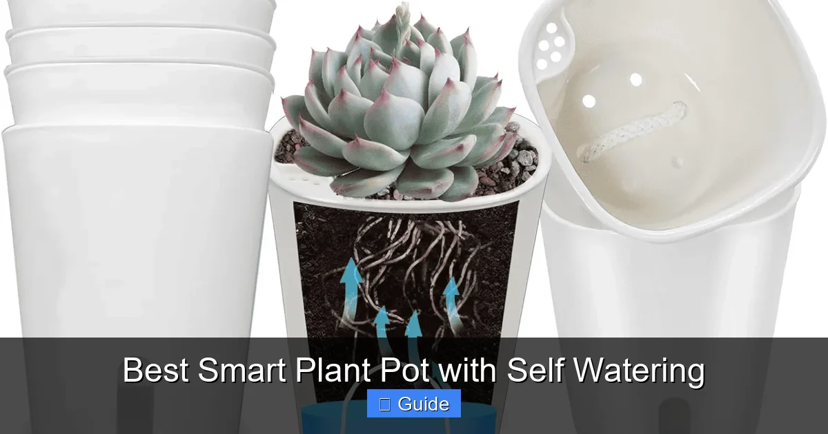 Best Smart Plant Pot with Self Watering