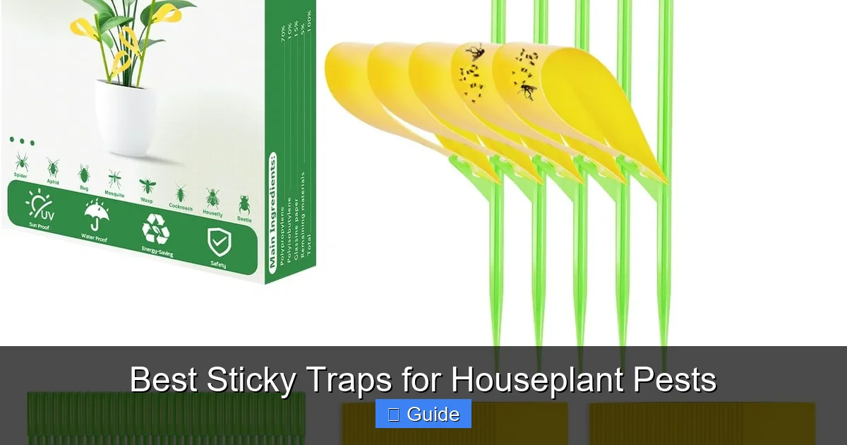 Best Sticky Traps for Houseplant Pests