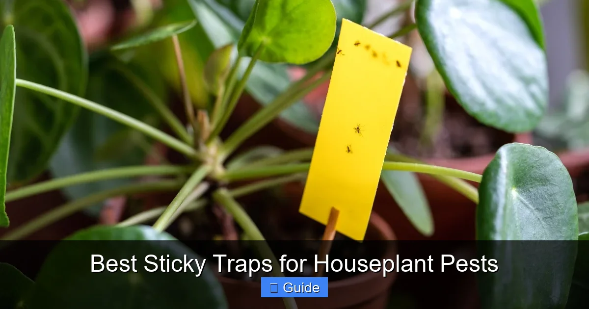 Best Sticky Traps for Houseplant Pests