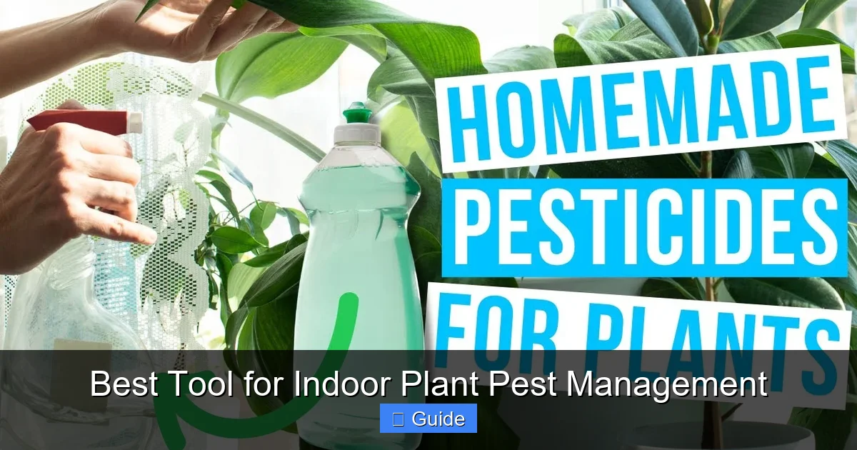 Best Tool for Indoor Plant Pest Management