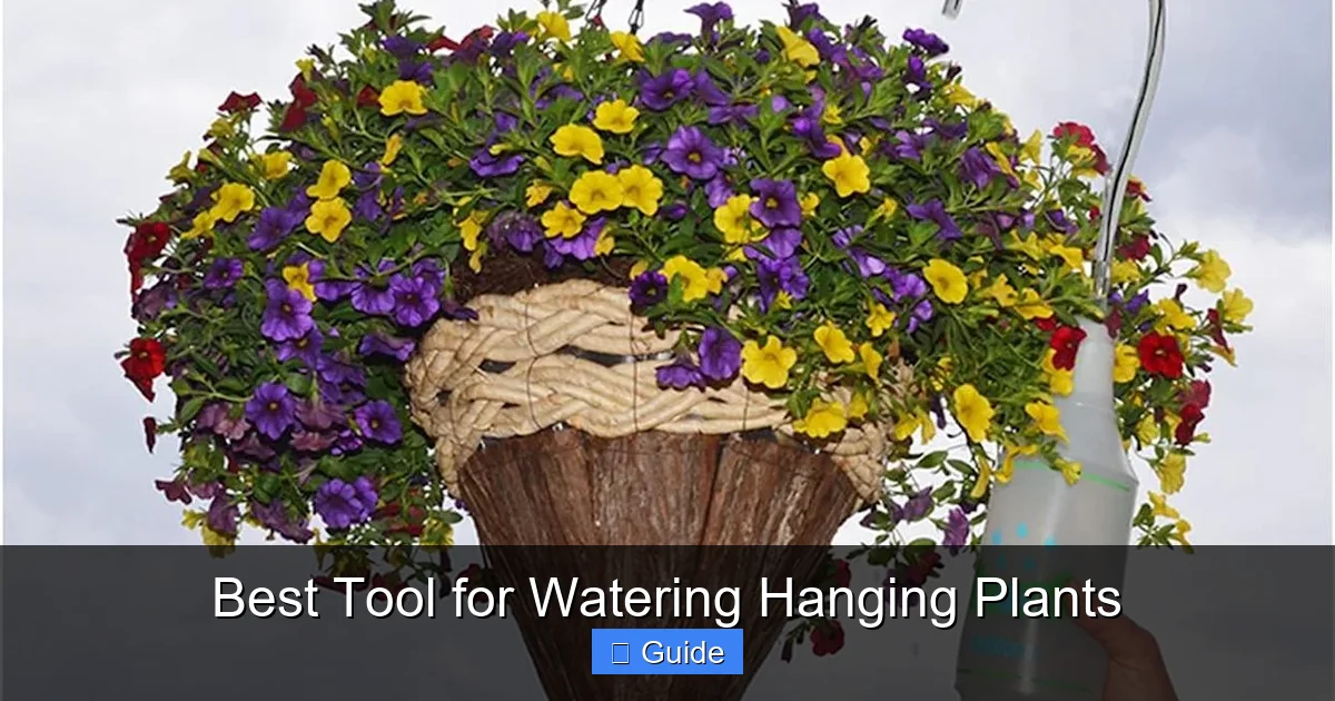 Best Tool for Watering Hanging Plants
