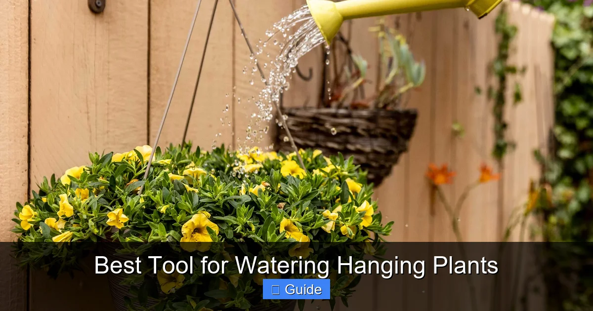 Best Tool for Watering Hanging Plants