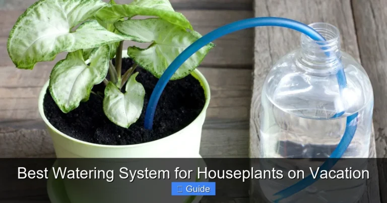 Best Watering System for Houseplants on Vacation