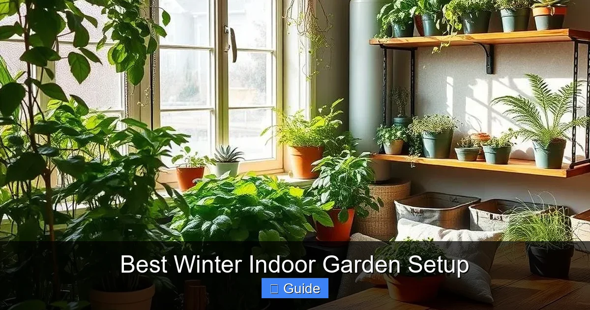 Best Winter Indoor Garden Setup