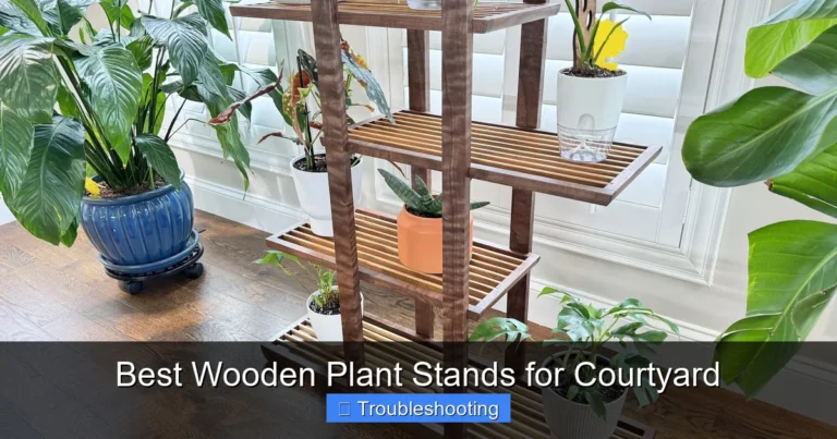 Best Wooden Plant Stands for Courtyard