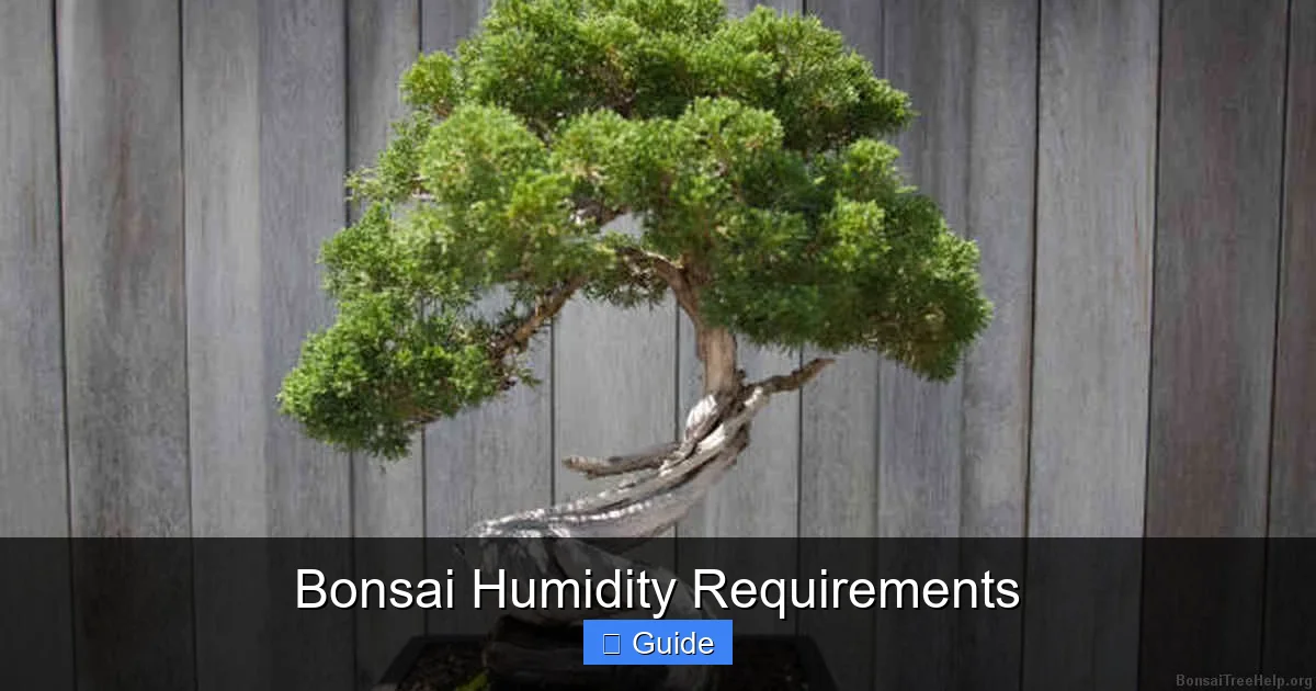 Bonsai Humidity Requirements