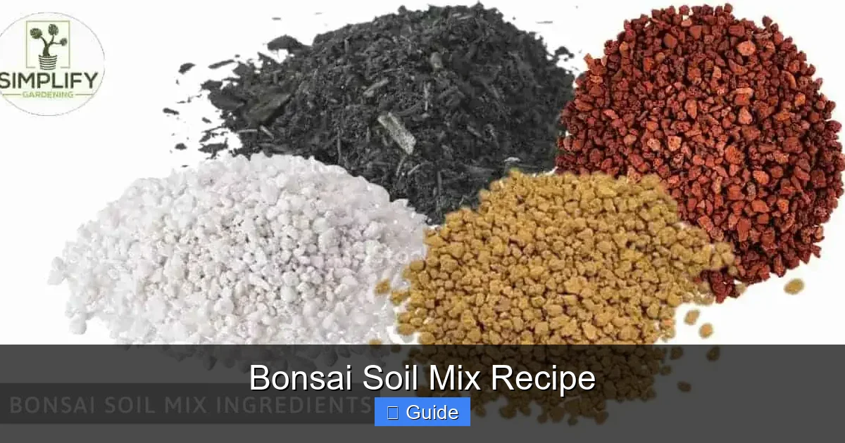 Bonsai Soil Mix Recipe