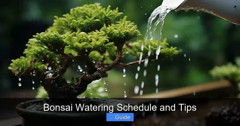 Bonsai Watering Schedule and Tips