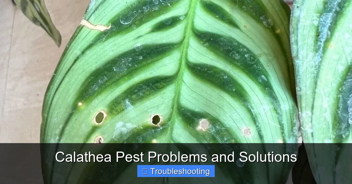 Calathea Pest Problems and Solutions