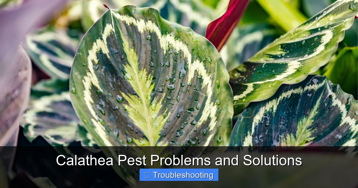 Calathea Pest Problems and Solutions