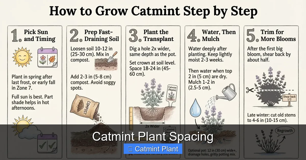 Catmint Plant Spacing