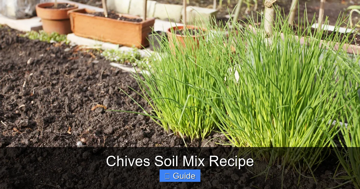 Chives Soil Mix Recipe