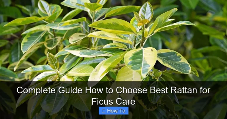 Complete Guide How to Choose Best Rattan for Ficus Care