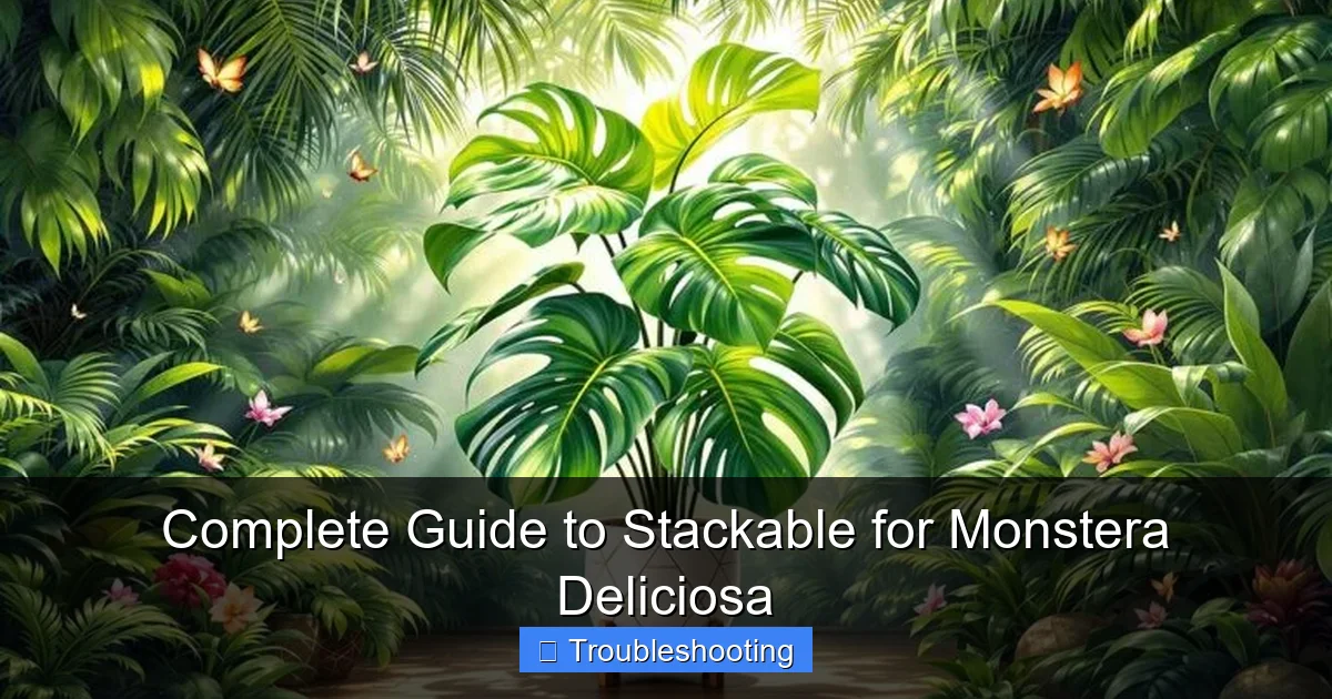 Complete Guide to Stackable for Monstera Deliciosa