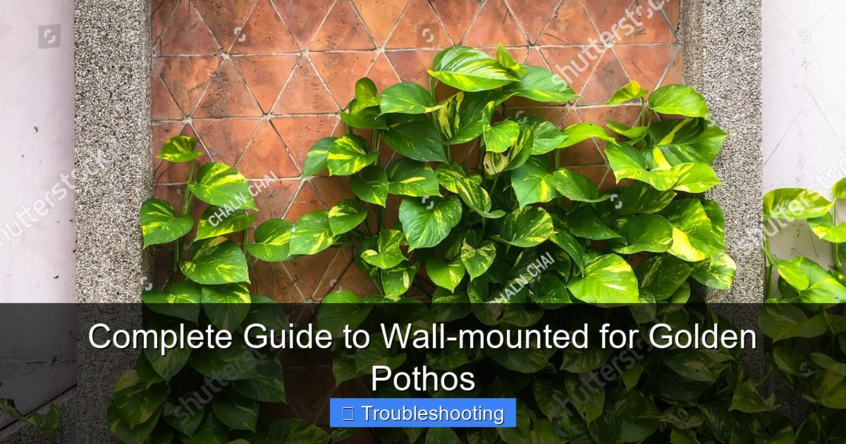 Complete Guide to Wall-mounted for Golden Pothos