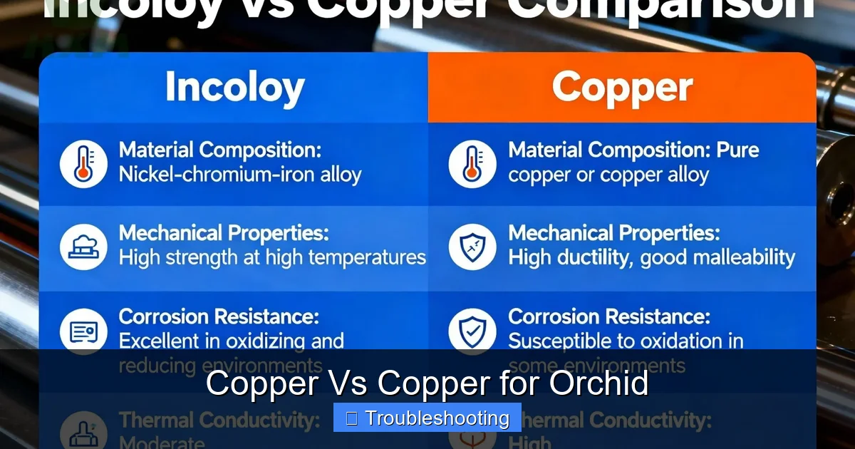 Copper Vs Copper for Orchid