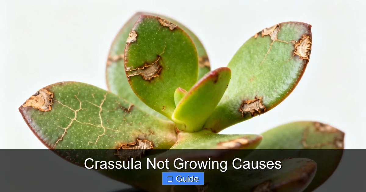 Crassula Not Growing Causes