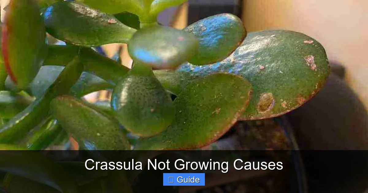 Crassula Not Growing Causes