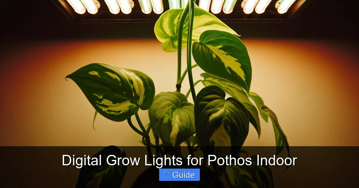 Digital Grow Lights for Pothos Indoor