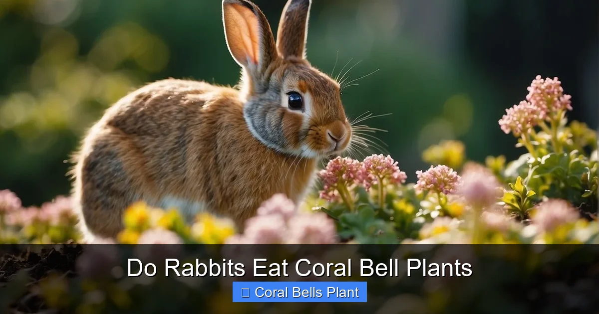 Do Rabbits Eat Coral Bell Plants