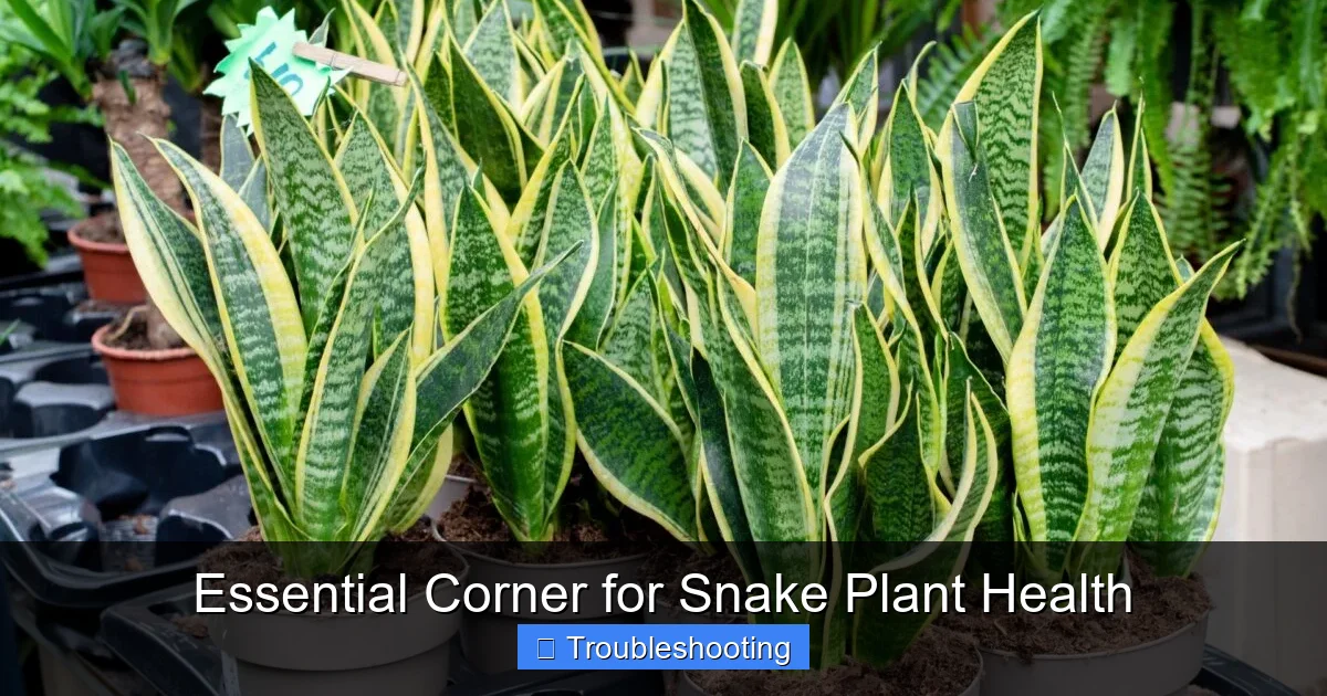 Essential Corner for Snake Plant Health