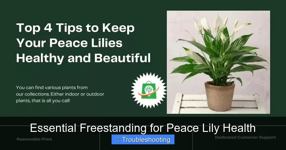Essential Freestanding for Peace Lily Health