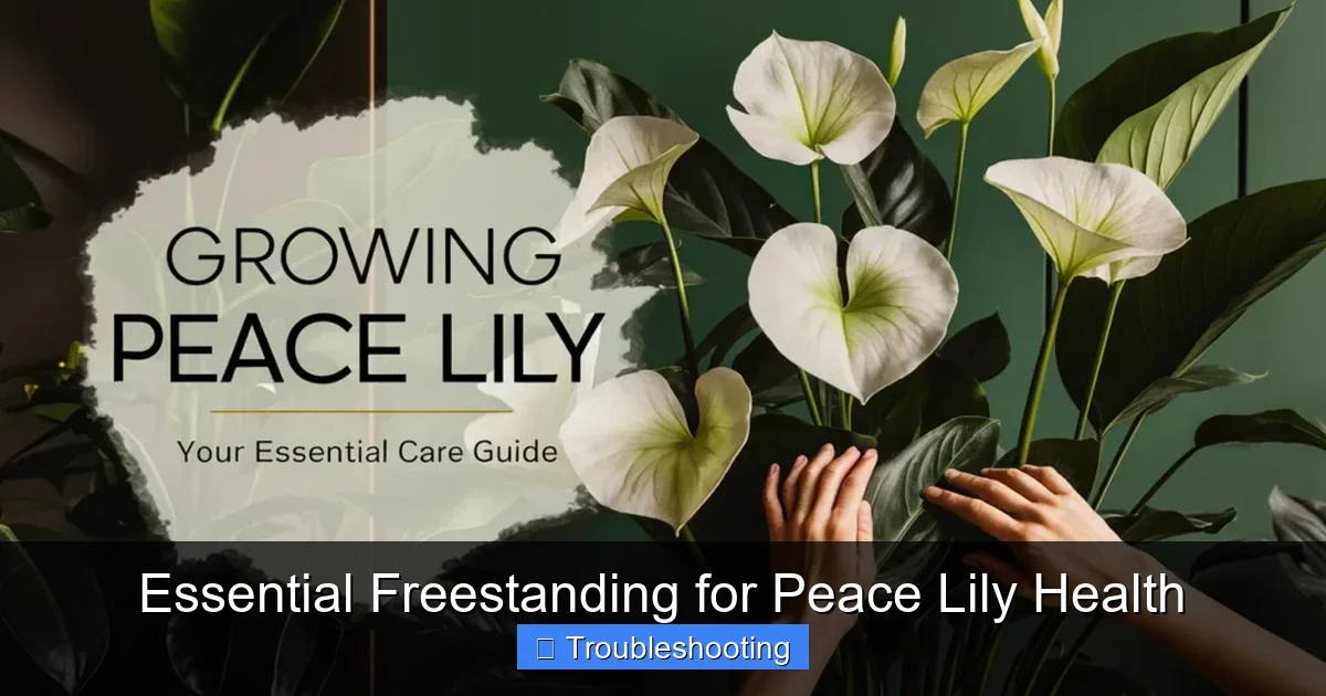 Essential Freestanding for Peace Lily Health
