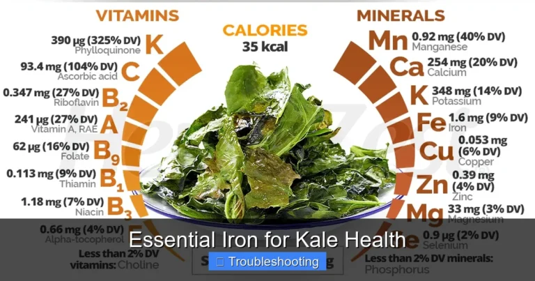 Essential Iron for Kale Health